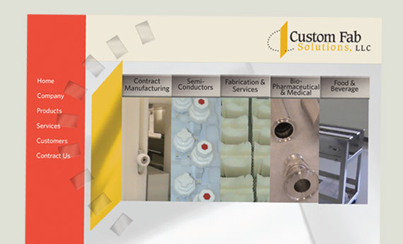 Custom Fab Solutions Website Studio 810  Wedsite design for Custom Fab Solutions