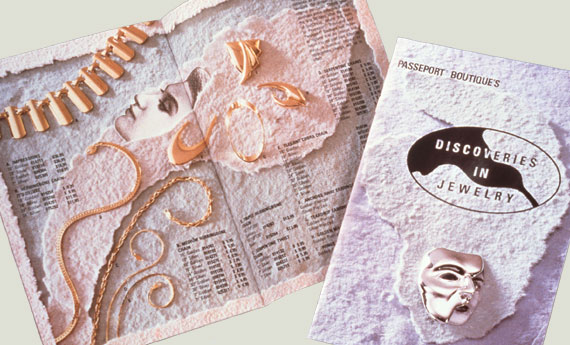 Passeport Boutique Catalog Studio 810 designed and art directed a Jewelry Catalog for Passeport Boutique fashion jewelry