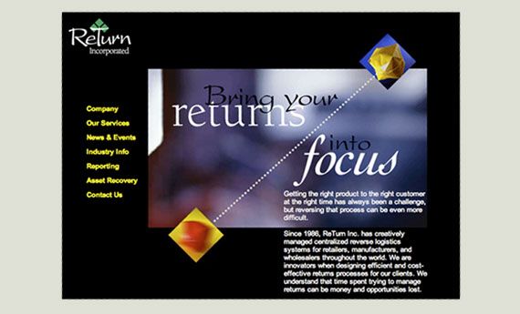 Return Reverse Logistics Website Studio 810 Website design for Return reverse logistics