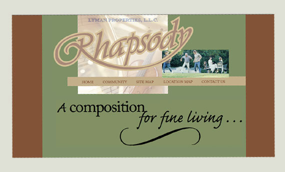 Rhapsody Lyman Properties Website Studio 810 Website design for Rhapsody Lyman Properties